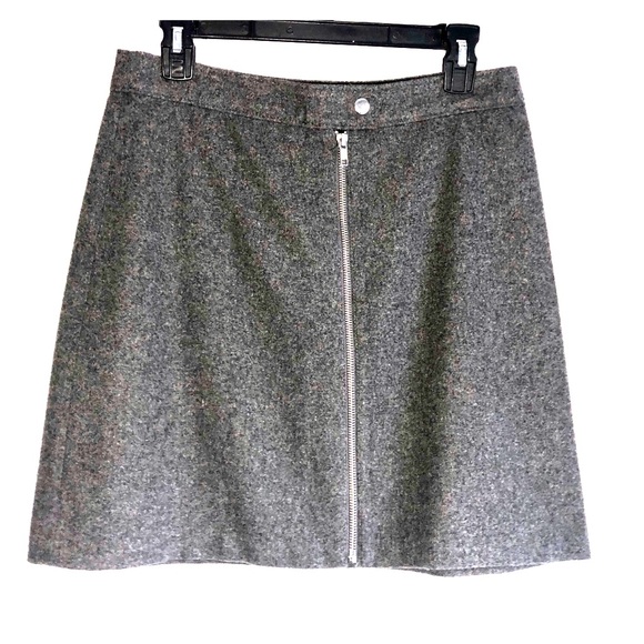 NWOT Madewell gray skirt - Picture 1 of 3